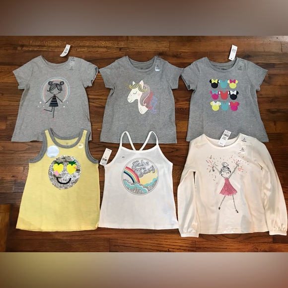 Gap Kids Girls Shirts Tops Blouse Tank Tops
Disney Minnie Unicorn Rainbow Sequin - Picture 10 of 15